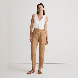NWT Madewell Garment-Dyed TaperedChino Pants